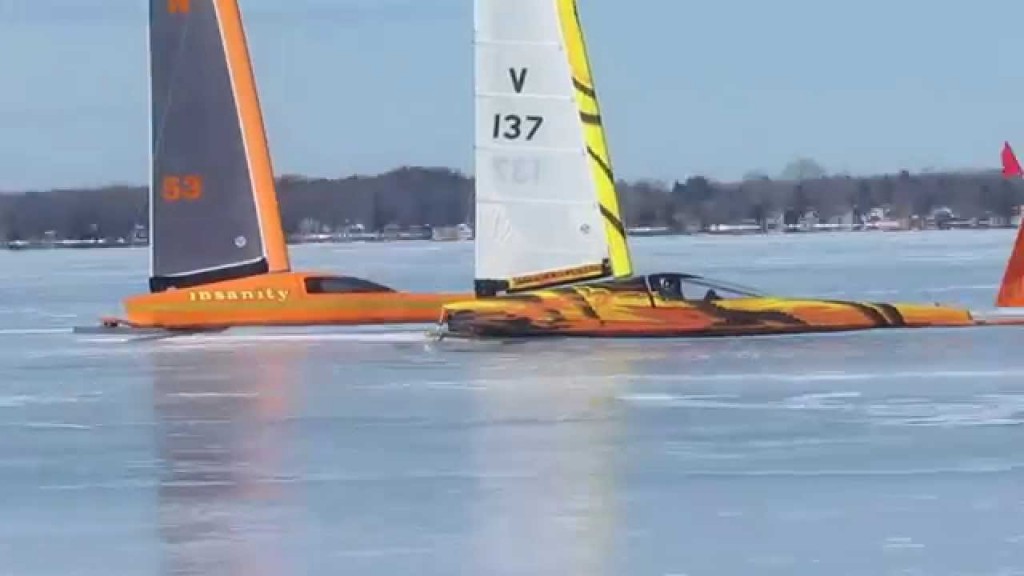 Kevlar and carbon fibre Ice boats