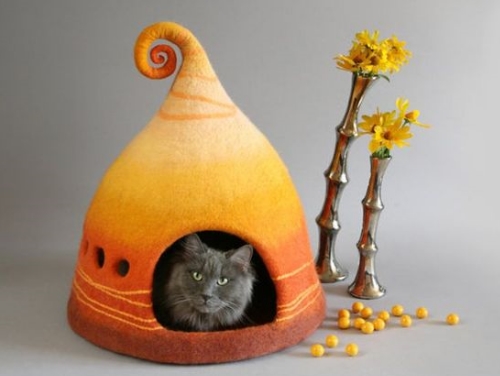 ciekawe domki dla kotów