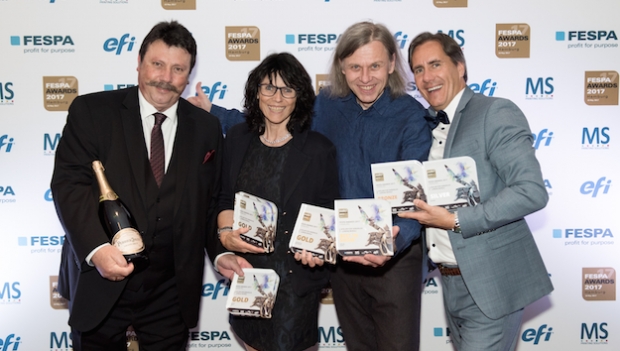 Six prizes at the FESPA Awards 2017 went to Switzerland’s Atelier für Siebdruck Lorenz Boegli for its screenprinted entries.